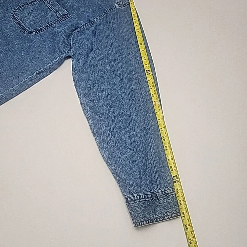 Levi's Red Tab Denim Shirt Men Size XL Blue Button Medium Wash Oversized